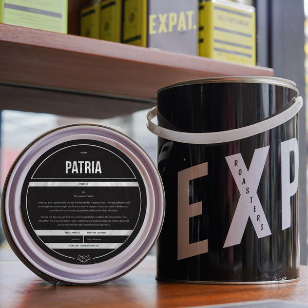 Coffee Beans Patria Espresso Blend | Tin 2KG