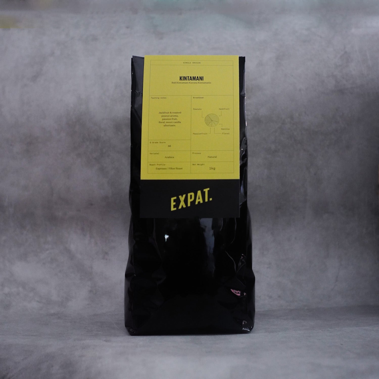 Coffee Beans Kintamani Natural Roast | Bag 1Kg