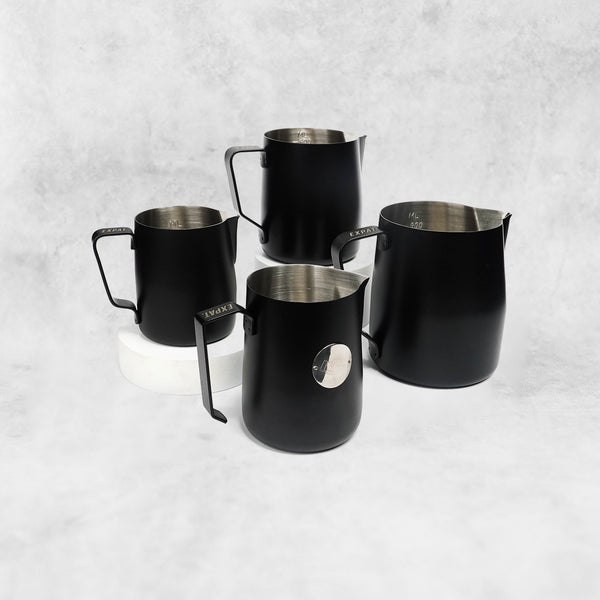 Pesado Black Enamel Milk Jug